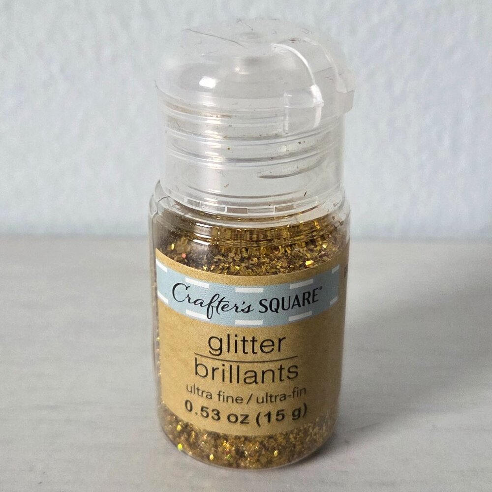 NEW Crafter's Square - Glitter - Ultra Fine - Gold - 15 Grams